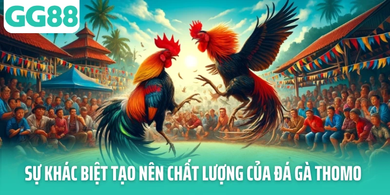 Sự khác biệt tạo nên chất lượng của đá gà Thomo